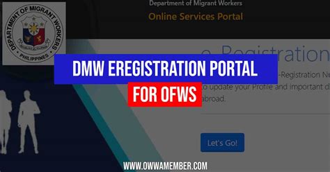 dmw e-registration